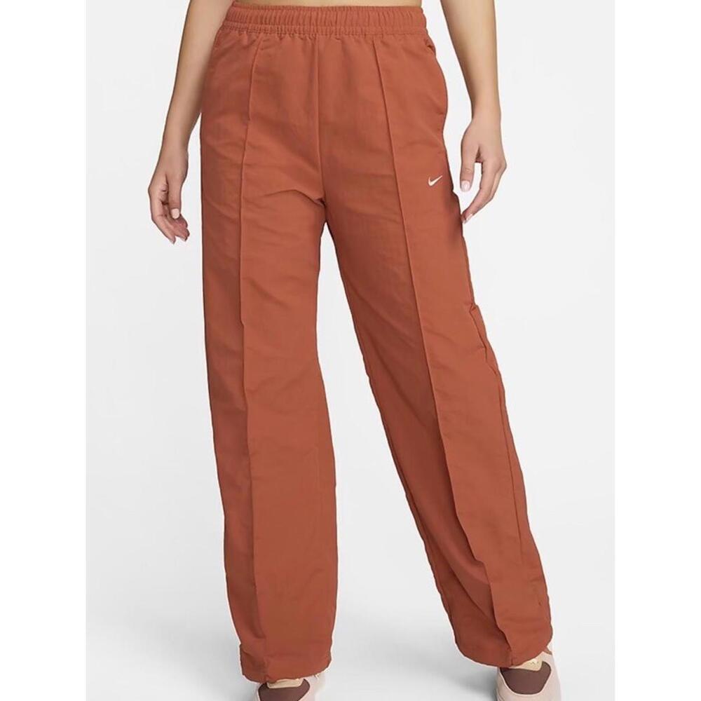Nike Pants Sportswear  Wovens Women's Burnt Sunrise /Sail Open-Hem S FQ3588 - Picture 3 of 8